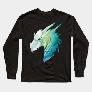 Great Wave Dragon Tsunami Long Sleeve T-Shirt